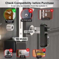 WELOCK U81: Smart Bluetooth Cylinder for Home and B&B