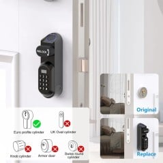 WELOCK U81: Smart Bluetooth Cylinder for Home and B&B
