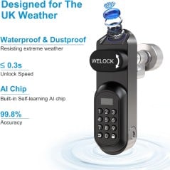 WELOCK U81: Smart Bluetooth Cylinder for Home and B&B