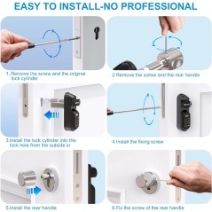 WELOCK U81: Cilindro Smart Bluetooth per Casa e B&B
