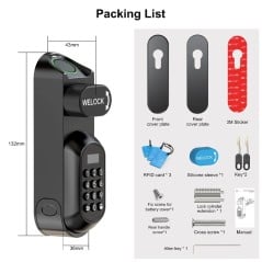 WELOCK U81: Smart Bluetooth Cylinder for Home and B&B