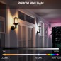 Aplique LED Tuya Vintage para exteriores, inteligente, WiFi y Bluetooth RGBCW