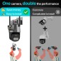 iCSee 6MP Smart WiFi Camera with Dual Motorized Lens