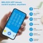 Cerradura de cilindro inteligente Bluetooth Welock U41 PRO con huella dactilar y contraseña