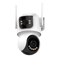 iCSee IP Smart Camera Dubbele Lens Zonne-oplading – WiFi/4G