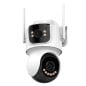 Cámara IP inteligente iCSee de 4 MP con doble lente y panel solar