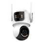 Caméra IP intelligente à double objectif iCSee 4MP avec panneau solaire