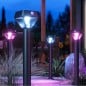 Tuya Smart WiFi und Bluetooth LED-Solar-Gartenleuchte mit Bewegungssensor