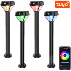 Slimme WiFi RGB Solar Lamp met Bewegingssensor Alexa en Google
