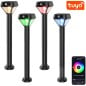 Tuya Smart WiFi and Bluetooth LED Solar Garden Light with Motion Sensor