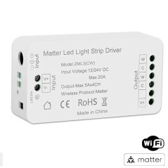 Tuya Controller Smart WiFi Matter RGBCCT und CCT LED-Streifen Alexa