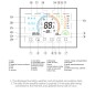 Beca BAC-8000GCLW slimme wifi-thermostaat voor droogcontactklepregeling voor verwarming en koeling