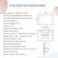 Termostato Smart WiFi Beca BAC-8000GCLW Controllo Valvole a Contatto Pulito per Riscaldamento e Raffreddamento