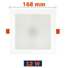 Panel LED inteligente Zigbee RGB+CCT empotrado cuadrado Tuya
