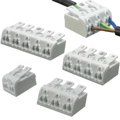 Lever-Operated Screwless Terminal Block | Quick Cable Connector