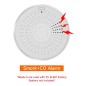 Tuya ZigBee Smart Kombi-Kohlenmonoxid- und Rauchmelder mit Alarm
