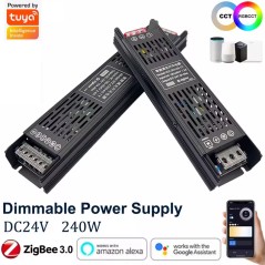 Alimentatore Smart Zigbee Tuya 240W – Driver LED 24V Dimmerabile
