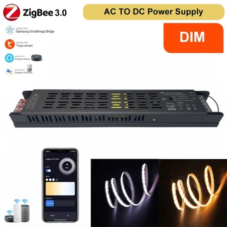 Alimentation LED Tuya Smart Zigbee 24 V à intensité variable 240 W