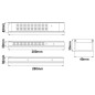 Fuente de alimentación inteligente Tuya Zigbee, controlador LED de 24 V y 240 W regulable