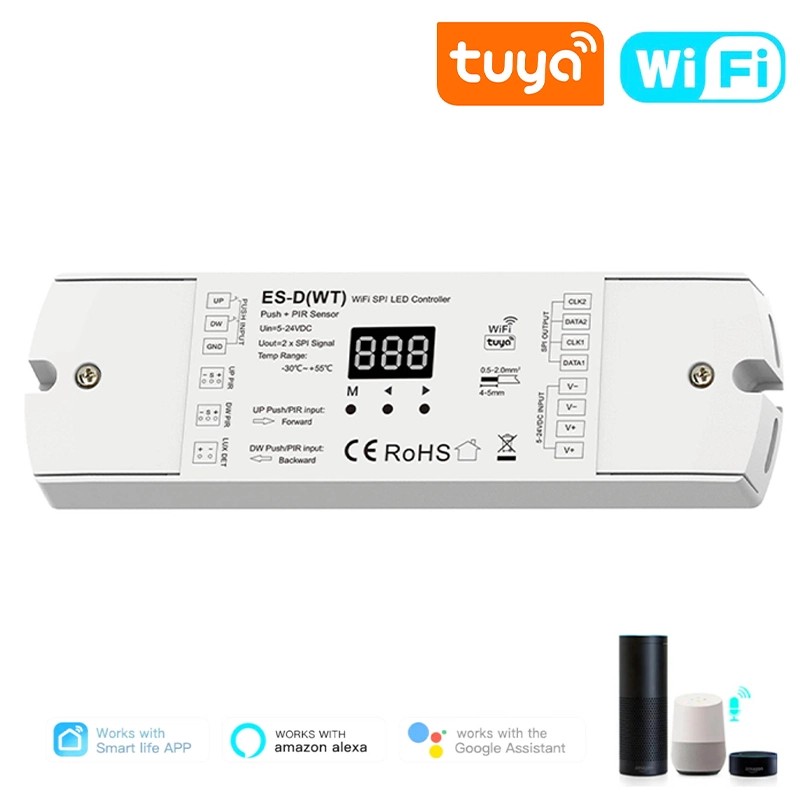 Tuya Stair Controller SPI WiFi for Digital LED Strips