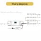 Contrôleur de balance Tuya Smart WiFi SPI pour rubans LED numériques avec entrées PIR et bouton
