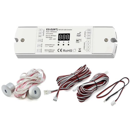 Tuya Controller Scale SPI Smart WiFi per Strisce LED Digitali con Ingressi PIR e Pulsante