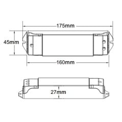 Tuya Dimmer WiFi 0-10V 2CH para Driver LED Regulables y CCT