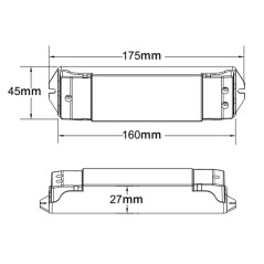 Tuya Dimmer WiFi 0-10V 2CH für dimmbare LED-Treiber und CCT