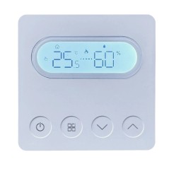 Thermostat manuel à piles Beca BHT-209-GC avec contact sec pour la régulation du chauffage des chaudières