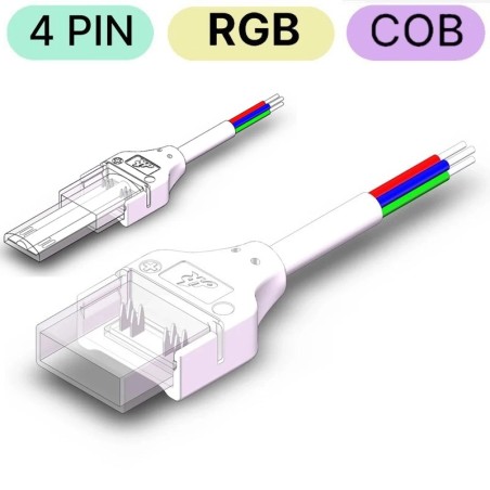 Wasserdichter Stromanschluss für COB RGB LED-Streifen