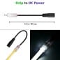 Conector hembra de 2 pines para tiras LED COB y SMD de un solo color.