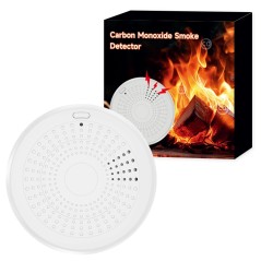 Détecteur Monoxyde et Fumée Intelligent ZigBee Tuya 2 en 1