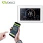 Thermostat intelligent WiFi Beca BAC-8000MLWE-FAN avec sonde, contrôle du ventilateur 0-10 V et vanne motorisée