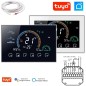Beca BAC-8000MLWE-FAN slimme wifi-thermostaat met sensor, 0-10V ventilatorregeling en gemotoriseerde klep