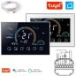 Beca BAC-8000MLWE-FAN Smart WiFi-Thermostat mit Sonde, 0-10V-Lüftersteuerung und motorisiertem Ventil