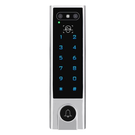 Control de acceso WiFi inteligente Tuya Serie V3 con reconocimiento facial y teclado táctil