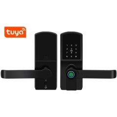Tuya Smart Bluetooth Lock with Handle, Fingerprint Recognition and Keypad
