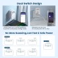 Enchufe inteligente WiFi Tuya de 16 A con cargador rápido GaN de 65 W, puertos USB y tipo C