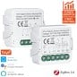 Tuya Zigbee Smart Switch Module Flush Mount with Energy Meter