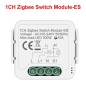 Module de commutation intelligent Tuya Zigbee encastré avec compteur d'énergie