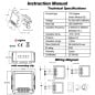 Módulo de interruptor inteligente Tuya Zigbee de montaje empotrado con medidor de energía