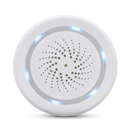 Sirène d'alarme Tuya Smart WiFI compatible avec Alexa et Google