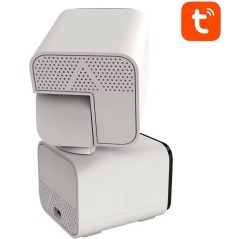 Slimme WiFi-camera 2K Tuya 4MP Dubbele Lens, AI, Alexa