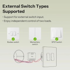 Sonoff MINI DUO Zigbee | Interruptor Inteligente de 2 Canales 16A