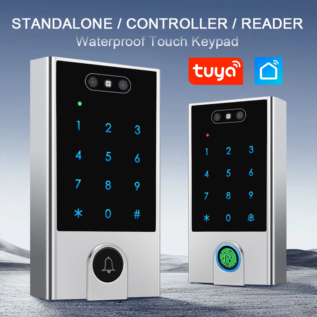 Tuya V5 Series Access Control with Face and Palm Recognition in Doorbell and Fingerprint Versions