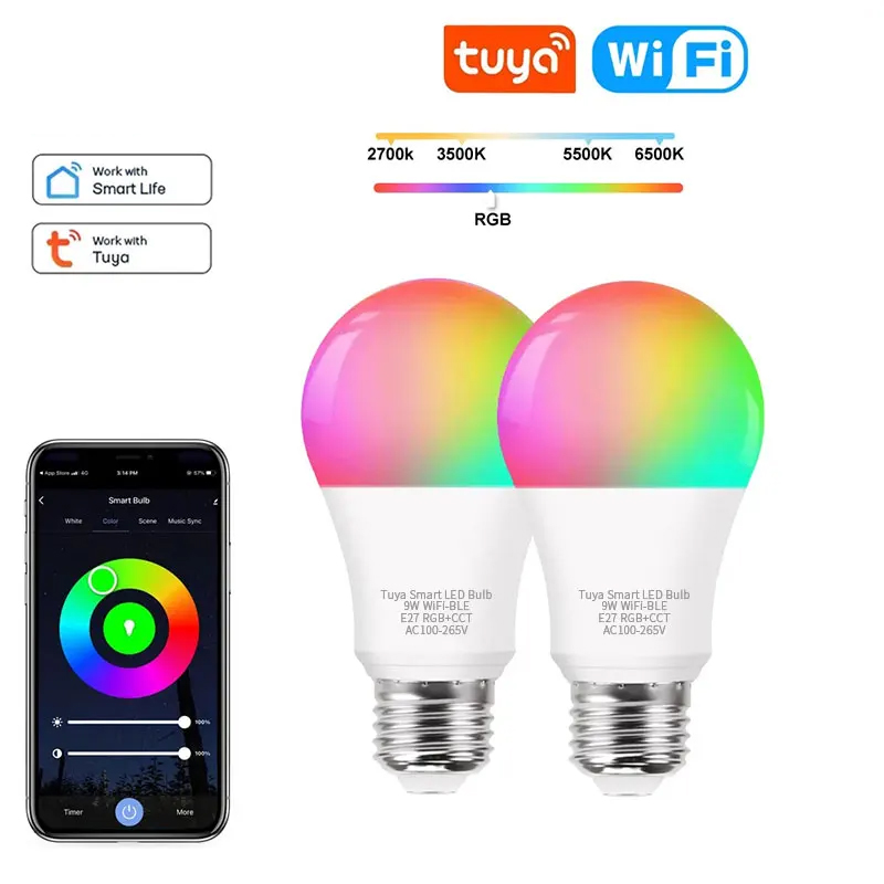 Acheter Xiaomi Yeelight GU10 ampoule LED intelligente colorée W1