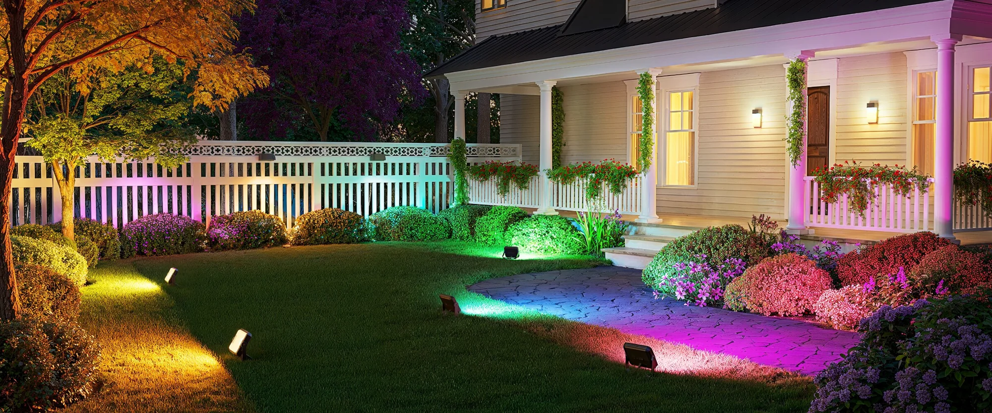Faretto solare per esterni che cambia colore RGB 48/37