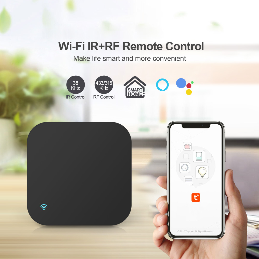 Tuya Interruttore Doppio a Parete Smart WiFi da Incasso - Expert4house