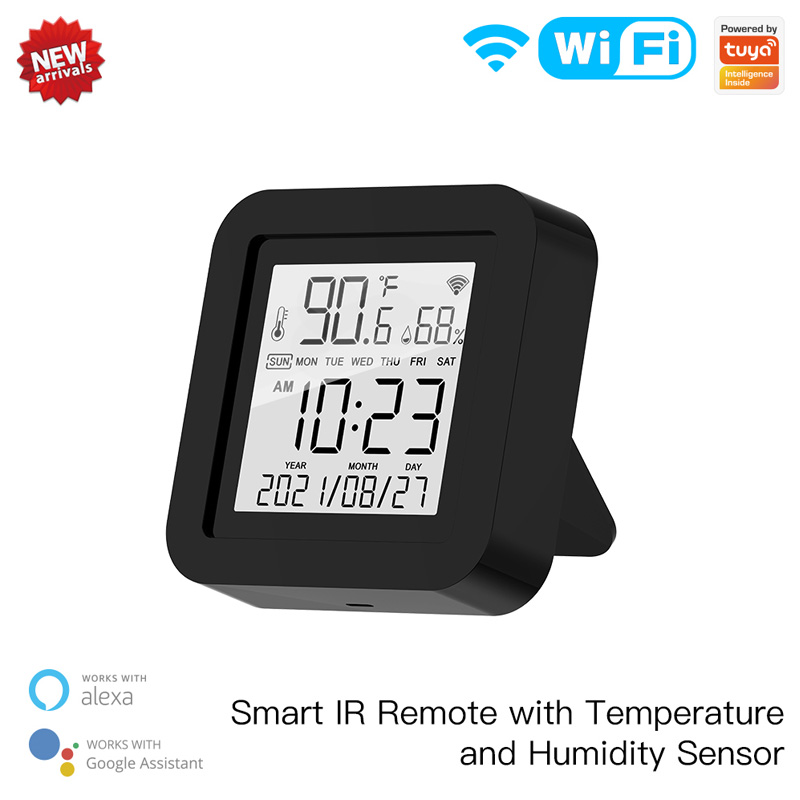 Tuya WiFi Smart Temperature & Humidity Sensor – Indoor Hygrometer Controller For Home Automation