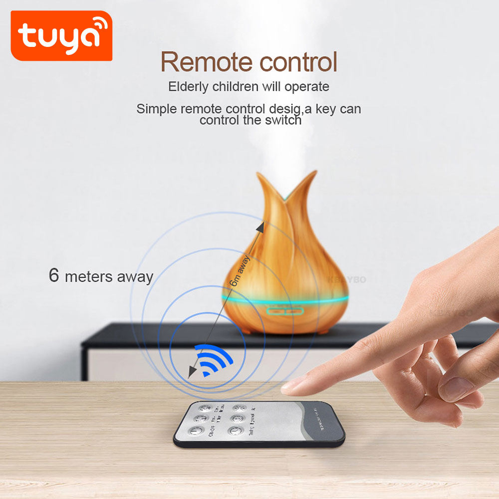 Tuya Smart WiFi difusor de Aceites Esenciales Aromaterapia Humidificador  7-LED de color de la luz de noche - China Smart Smart difusor de aroma  difusor de aroma y la Tuya precio